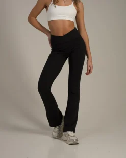 Lively Crossover Flare Pants Black