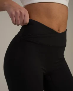 Lively Crossover Flare Pants Black