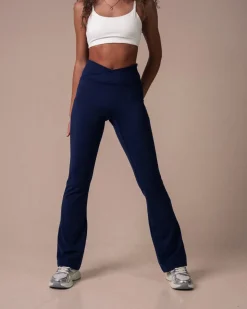 Lively Crossover Flare Pants Blue Navy