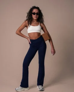 Lively Crossover Flare Pants Blue Navy
