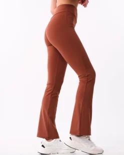 Lively Flare Pants Brown Chocolate