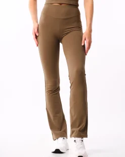 Lively Flare Pants Green Olive