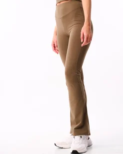 Lively Flare Pants Green Olive