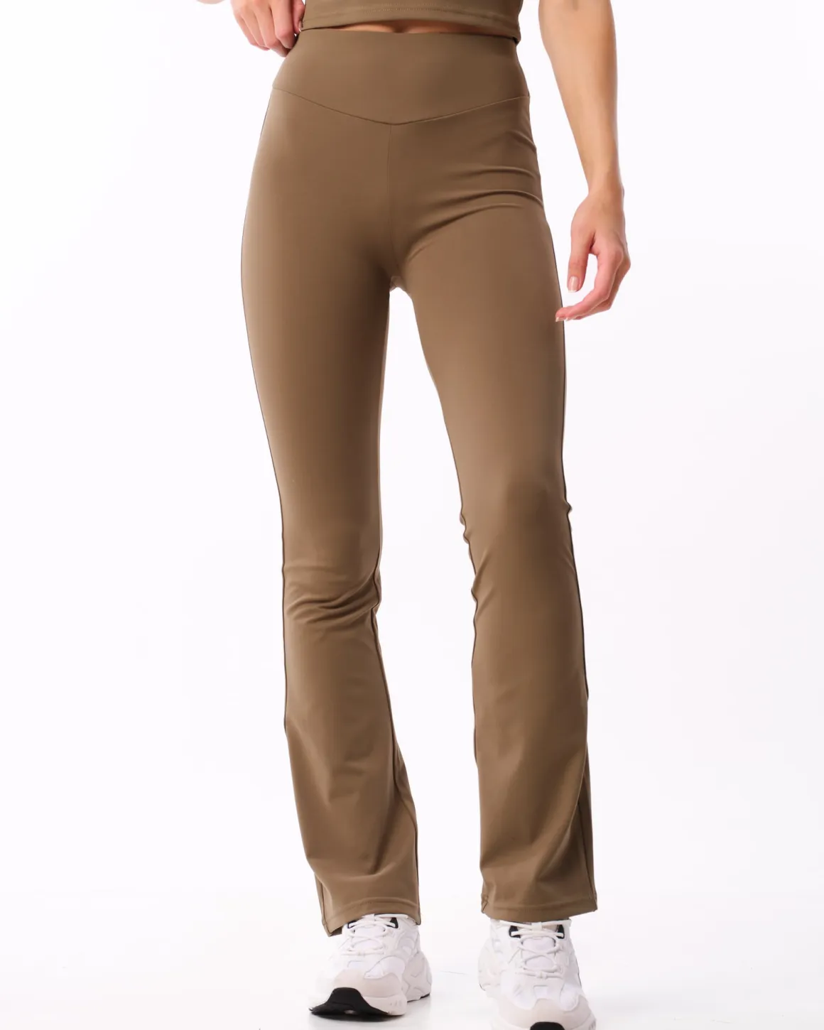 Lively Flare Pants Green Olive