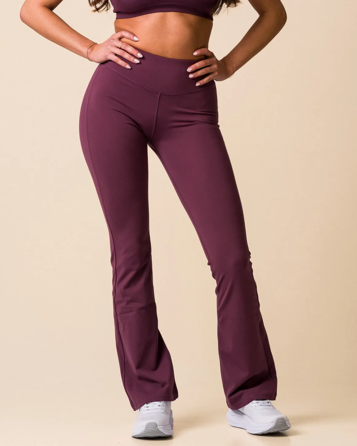 Lively Flare Pants Lilac Dark