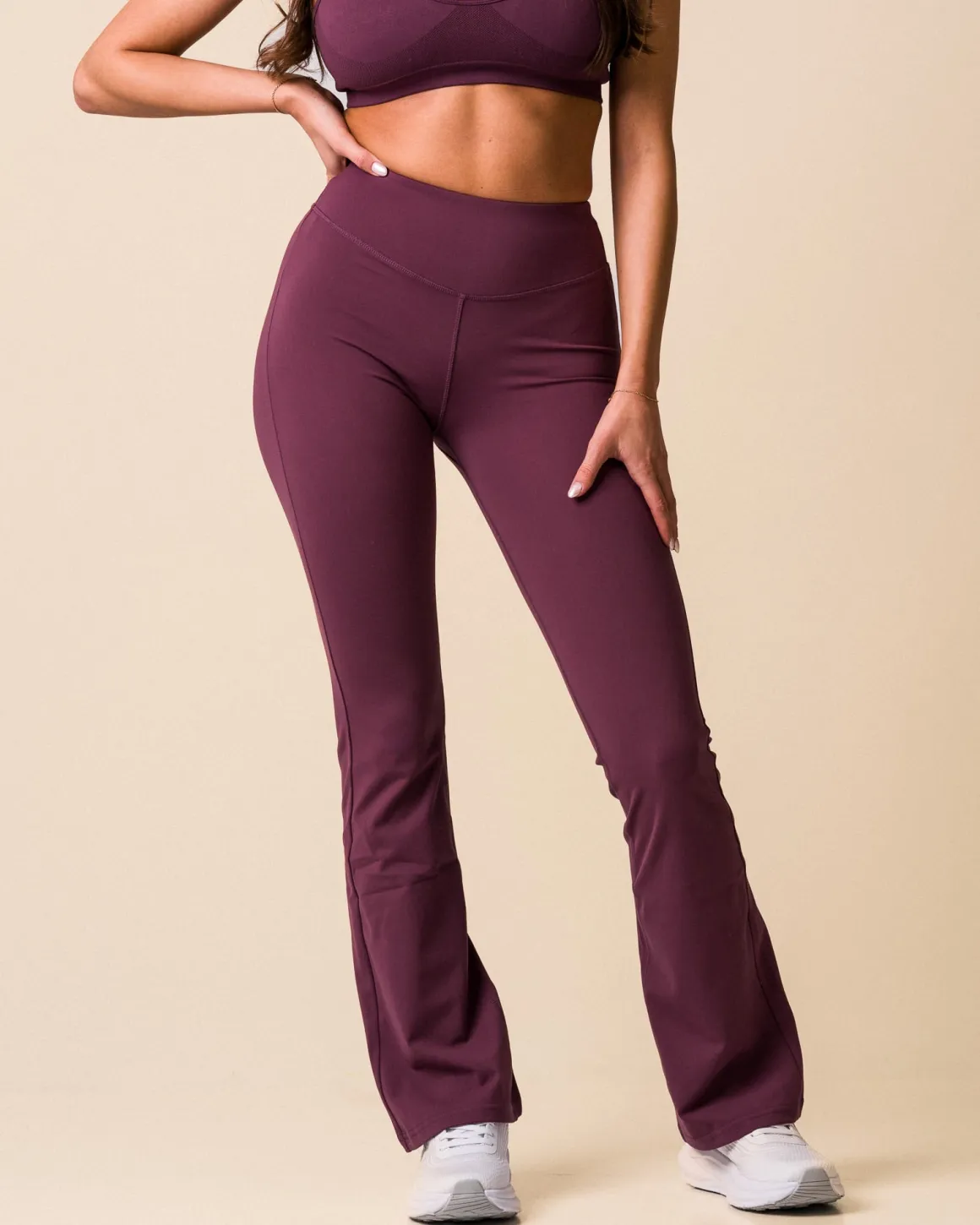 Lively Flare Pants Lilac Dark