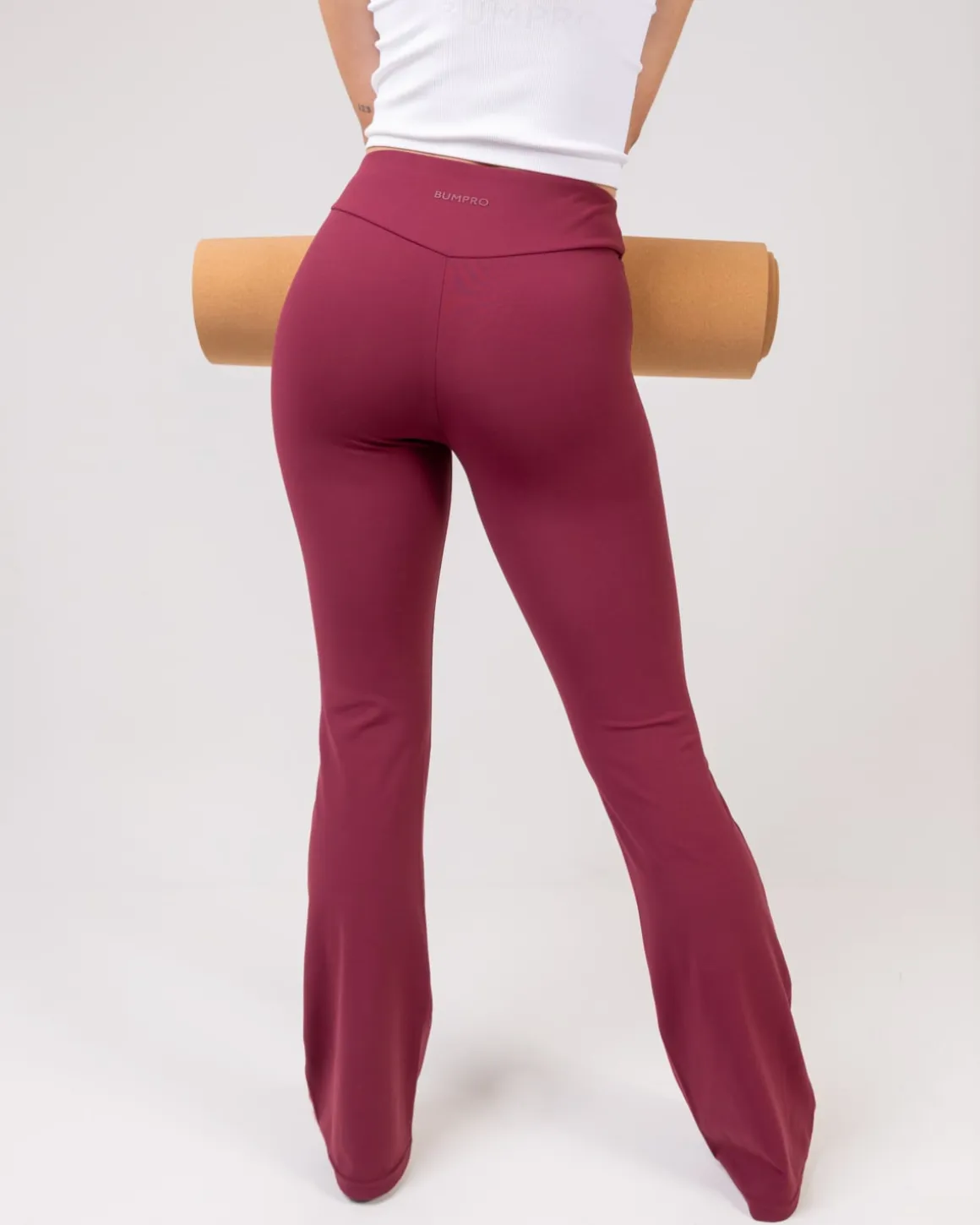 Lively Flare Pants Red Maroon