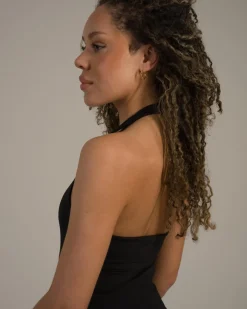 Lively Halter Top Black