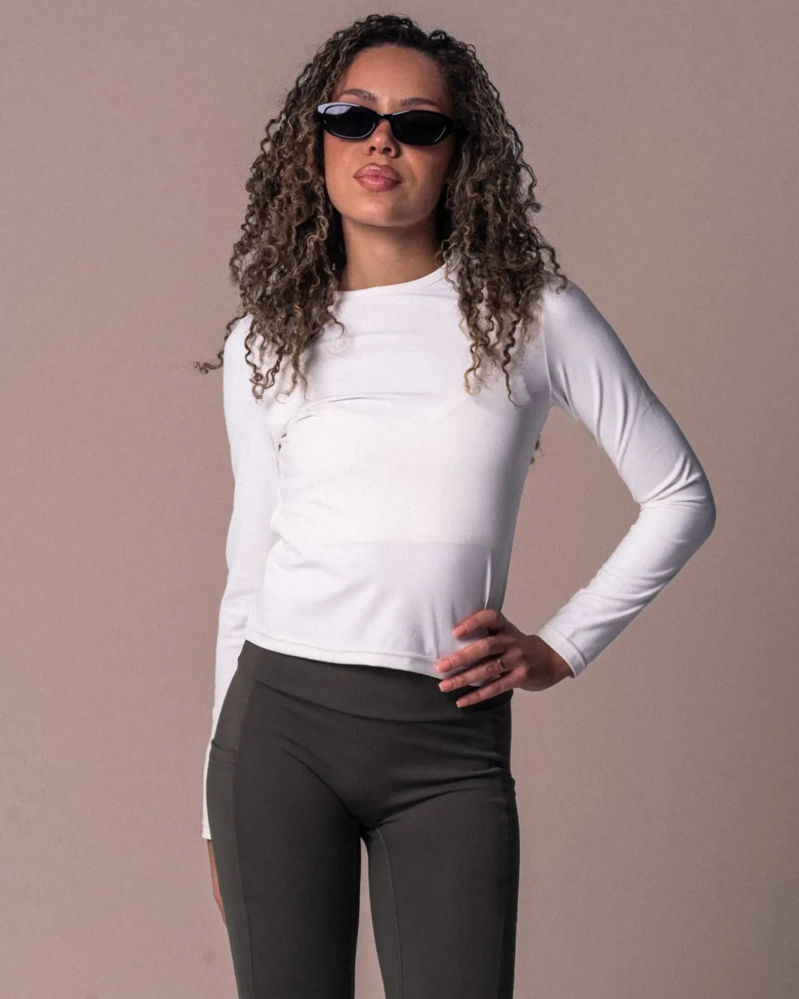 Lively Long Sleeve White
