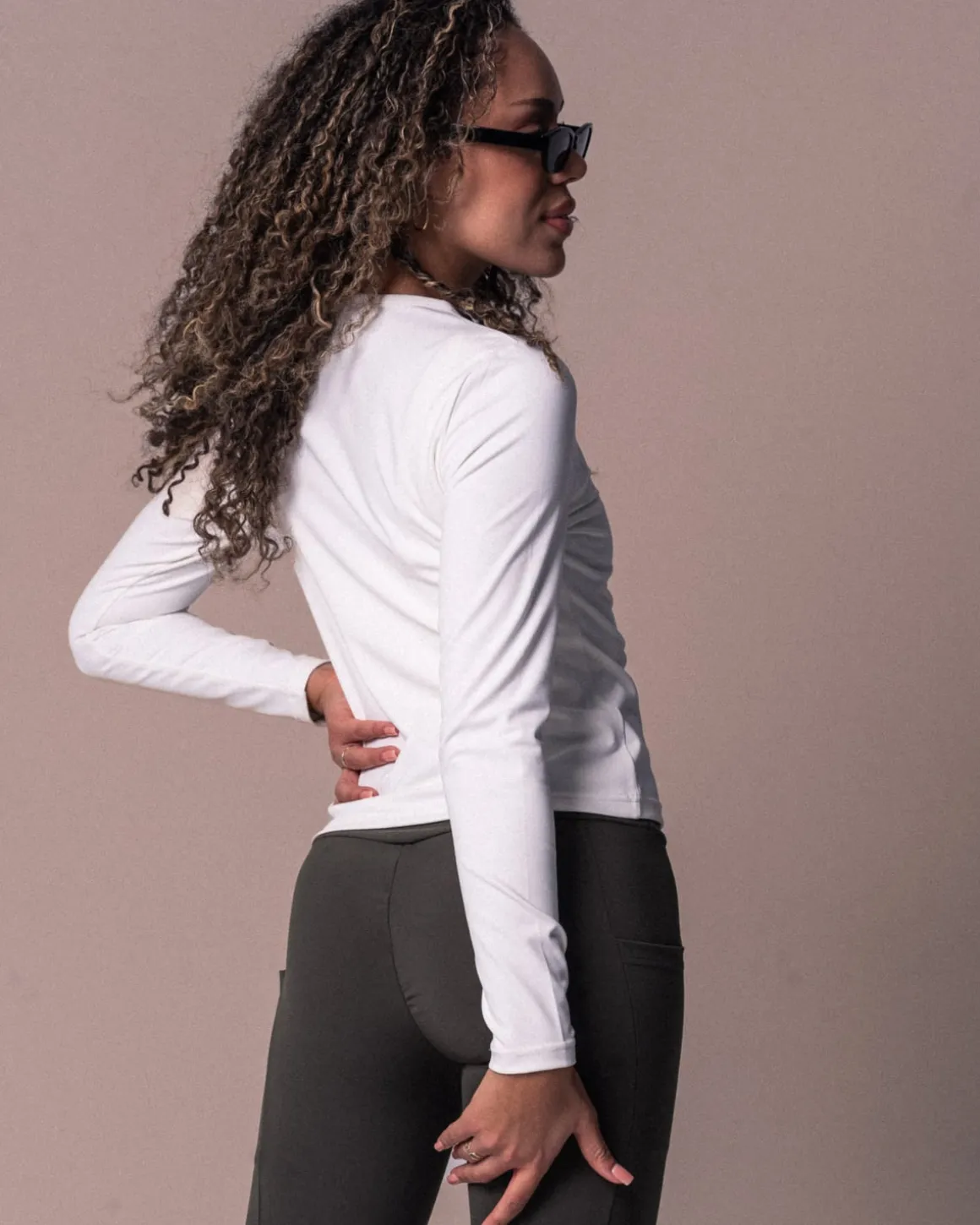 Lively Long Sleeve White