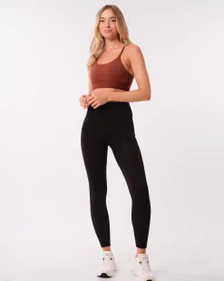 Lively Scrunch Pocket Tights Black