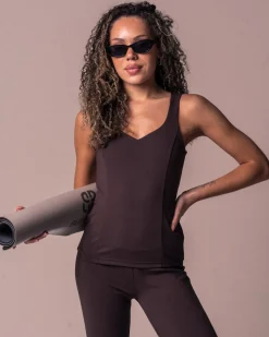 Lively Tank Top Brown Fudge