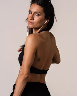 Lively Twist Bra Black