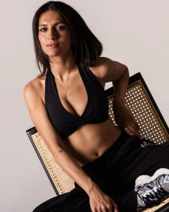 Lively Twist Bra Black