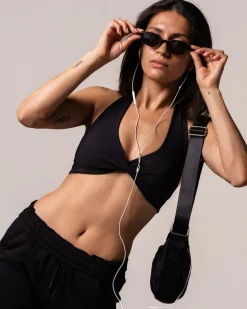 Lively Twist Bra Black