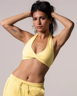 Lively Twist Bra Yellow Lemon