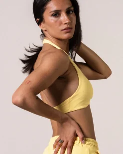 Lively Twist Bra Yellow Lemon