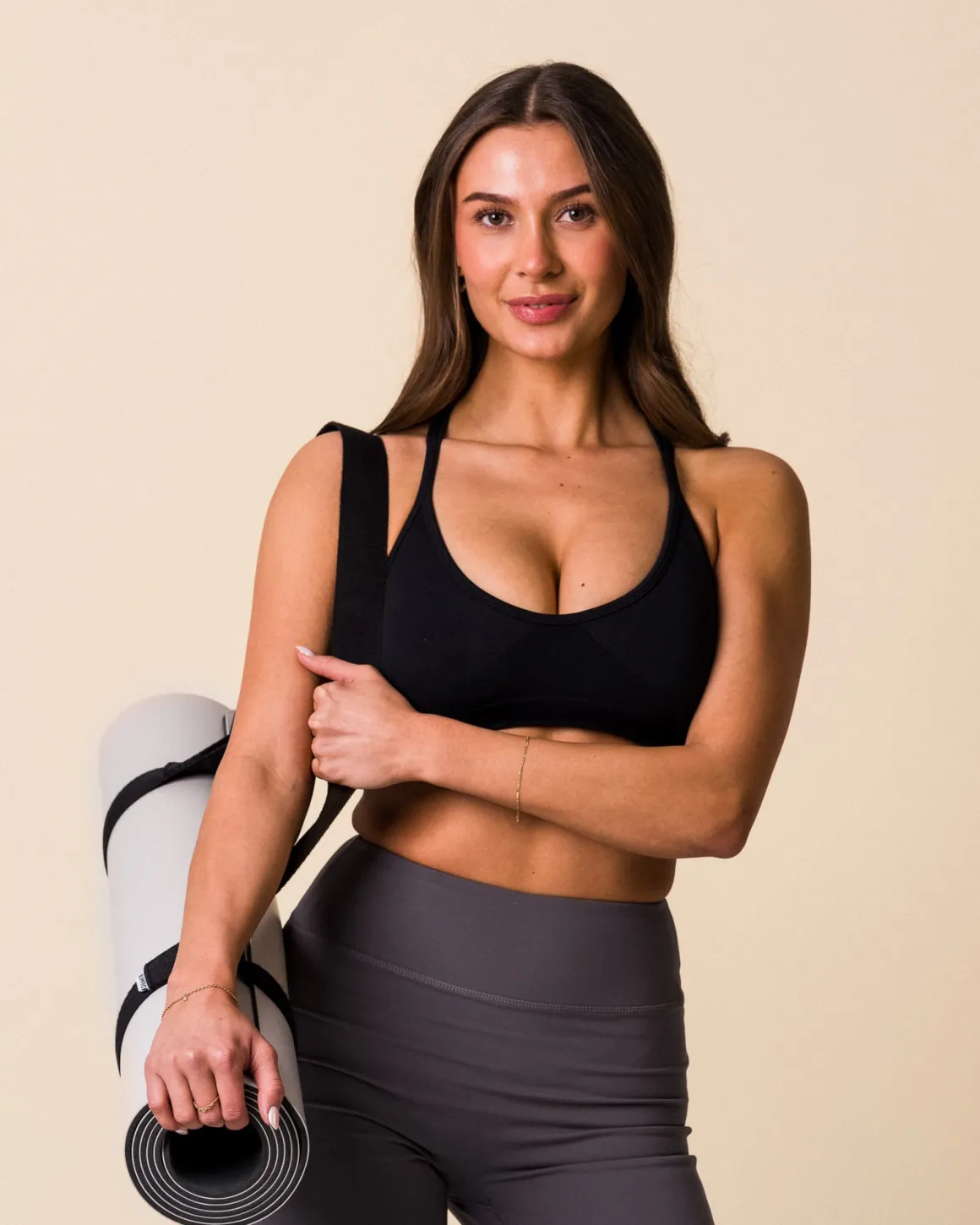 Lively Ultimate Straight Pants Grey Thunder