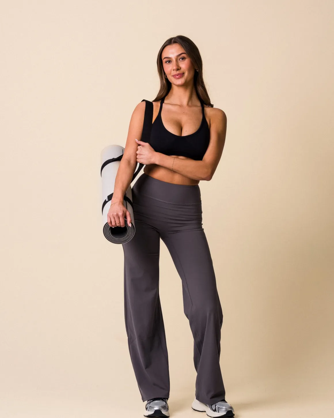 Lively Ultimate Straight Pants Grey Thunder