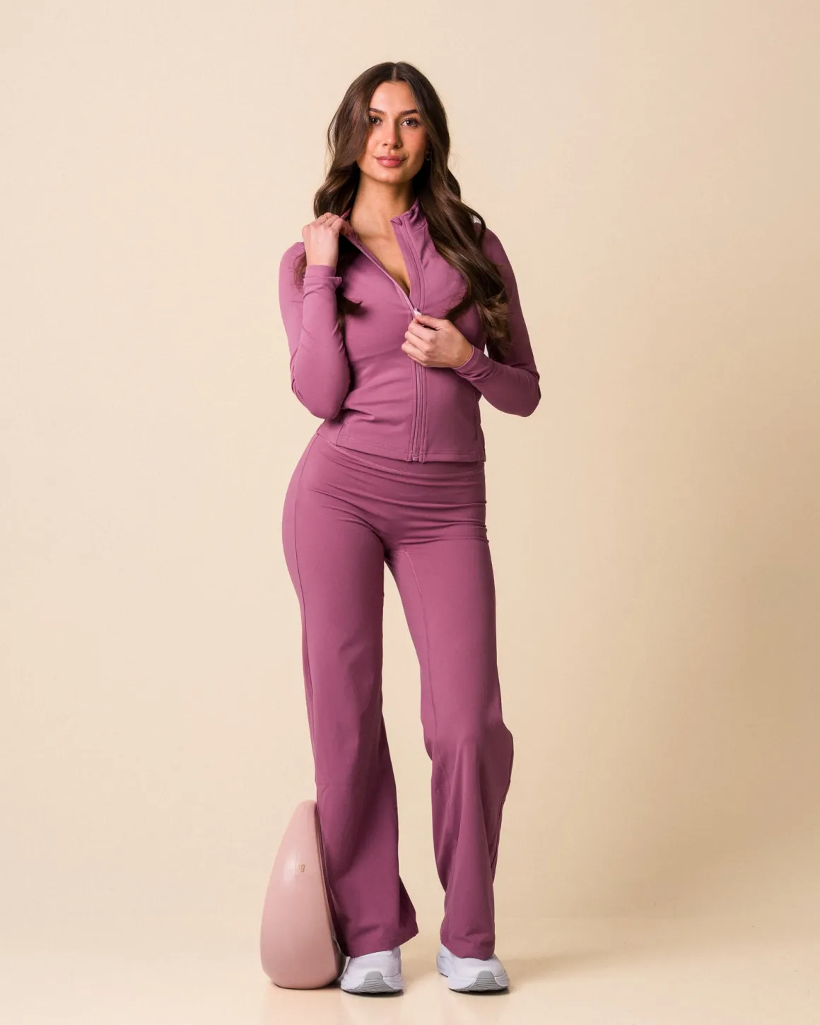 Lively Zip Up Jacket Lilac Mauve