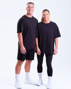 Loose Fit Tee U Black 2-PACK