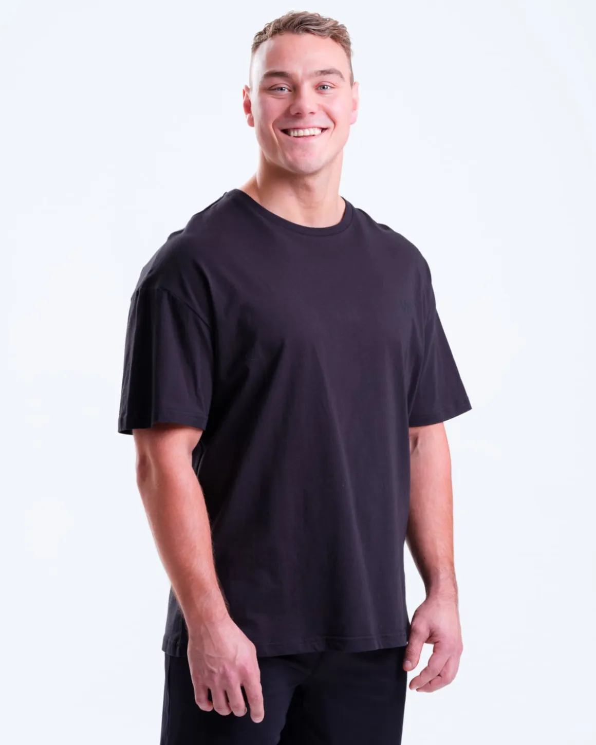 Loose Fit Tee U Black 2-PACK