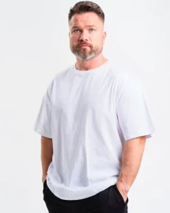 Loose Fit Tee U White 2-PACK