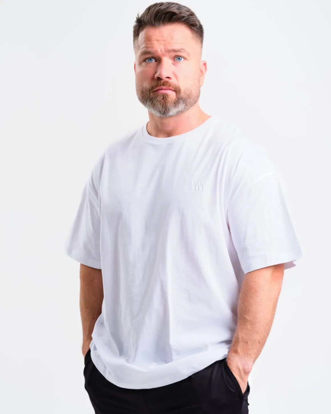 Loose Fit Tee U White 2-PACK