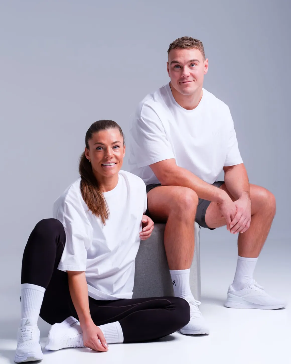 Loose Fit Tee U White 2-PACK
