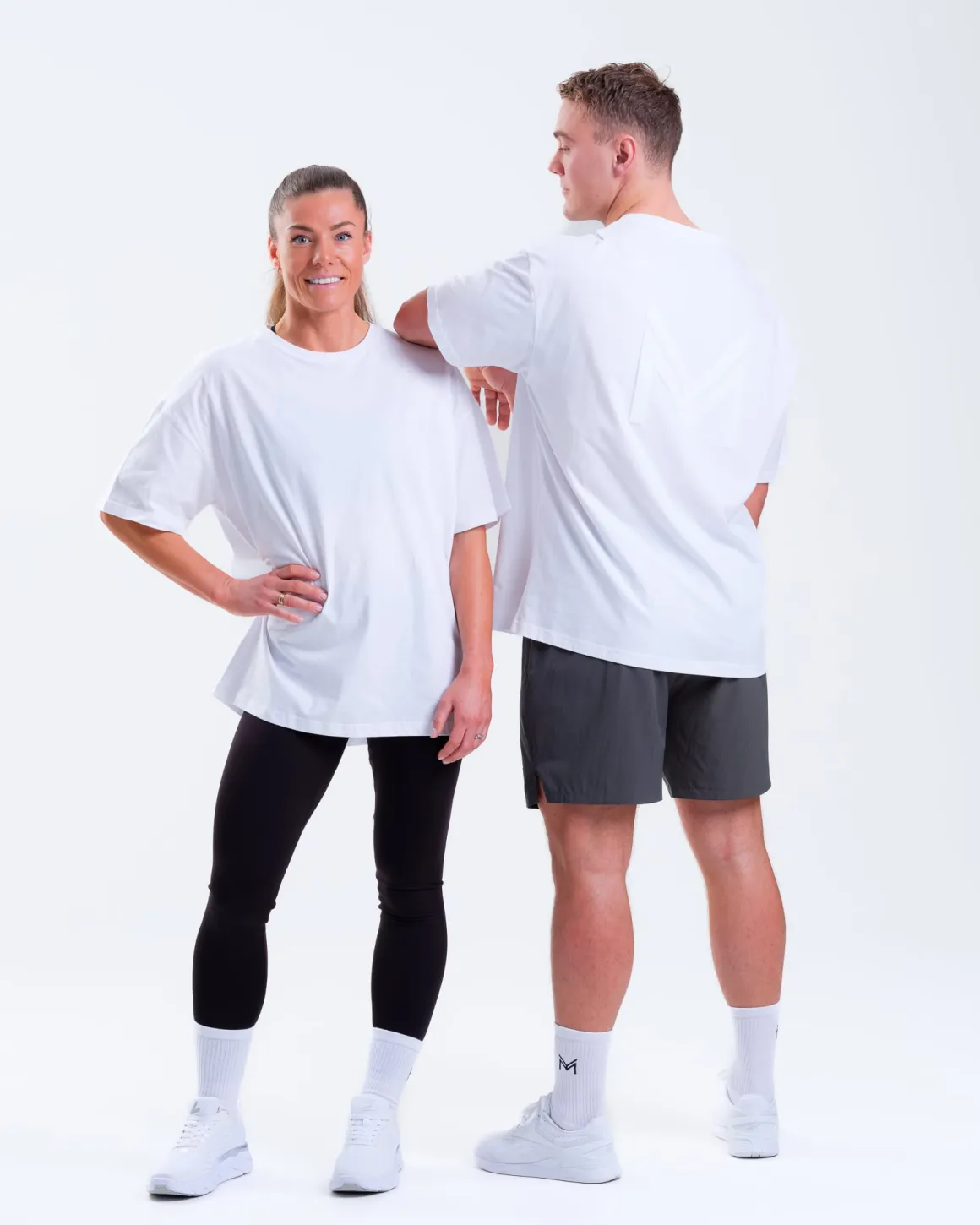 Loose Fit Tee U White 2-PACK