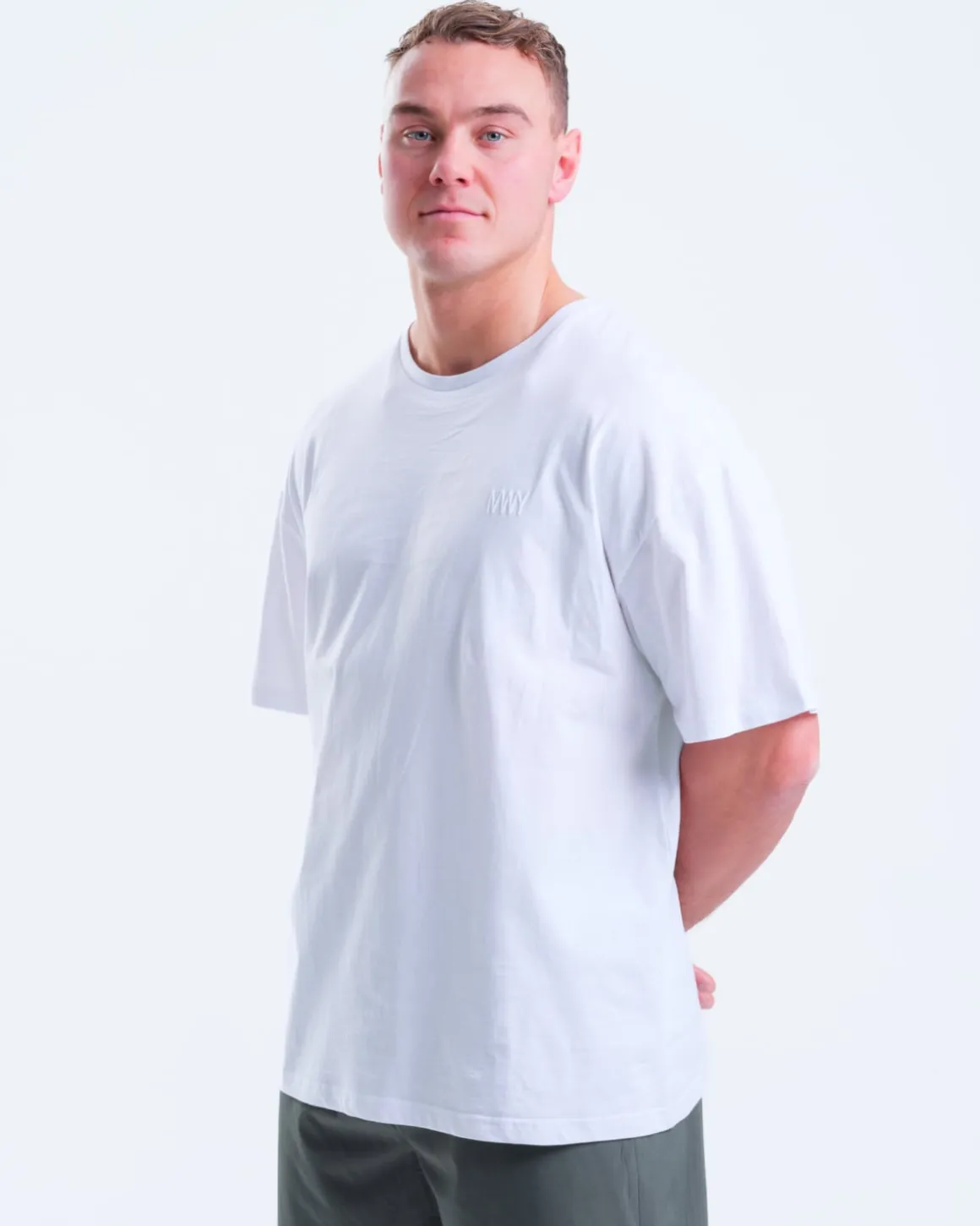 Loose Fit Tee U White 2-PACK