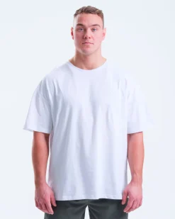 Loose Fit Tee U White 2-PACK