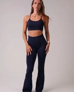 Lotus Flare Pants Blue Navy