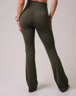 Lotus Flare Pants Green Forest
