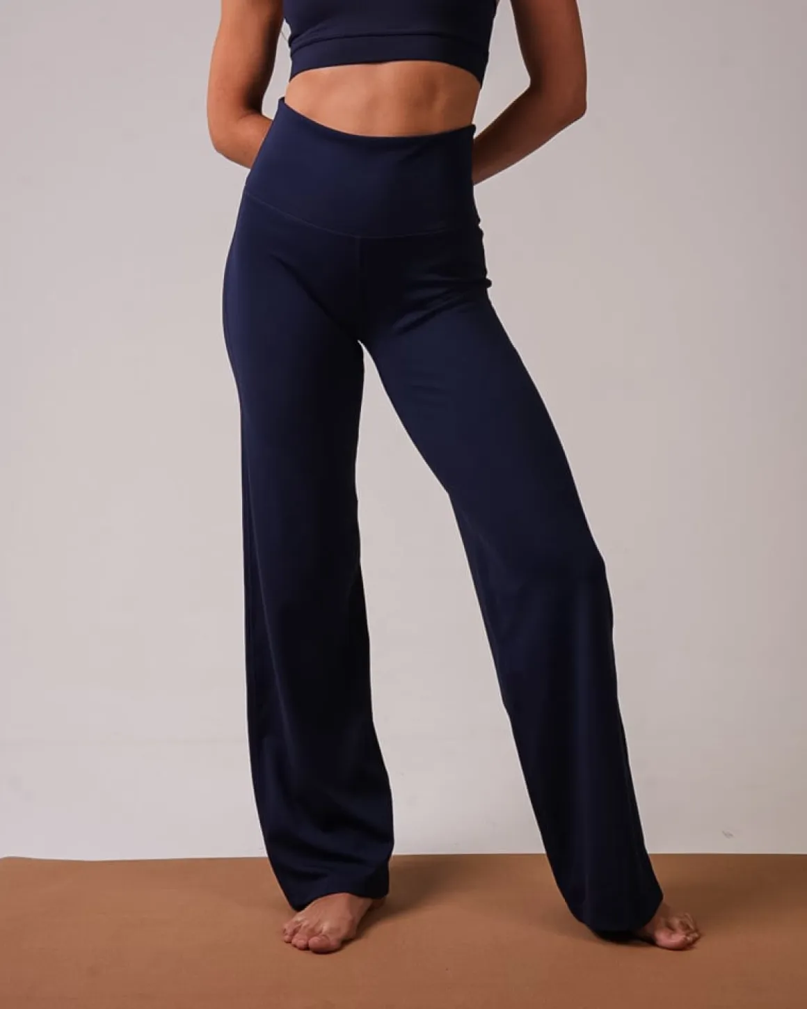 Lotus Straight Leg Pants Blue Navy