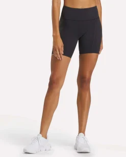 Lux High-Rise 6″ Biker Shorts Black