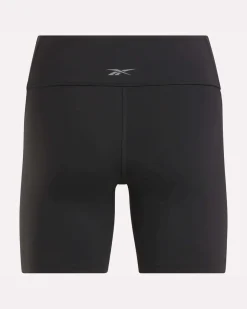 Lux High-Rise 6″ Biker Shorts Black