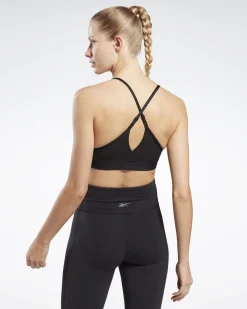 Lux Strappy Sports Bra Black