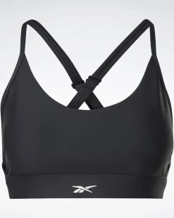 Lux Strappy Sports Bra Black