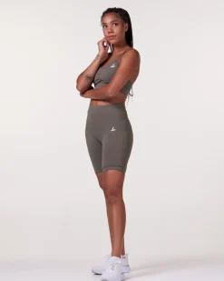 Magnify Scrunch Biker Shorts 2.0 Green Olive