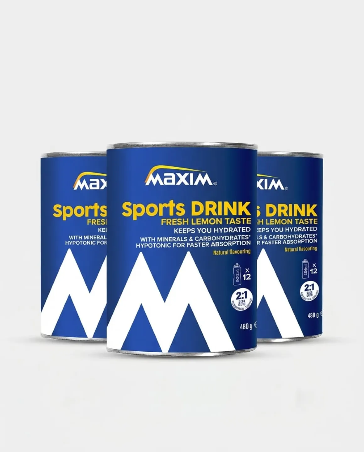 Maxim Sports Drikk 3x480g Sitron