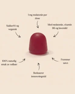 Melatonin Gummies 60 stk