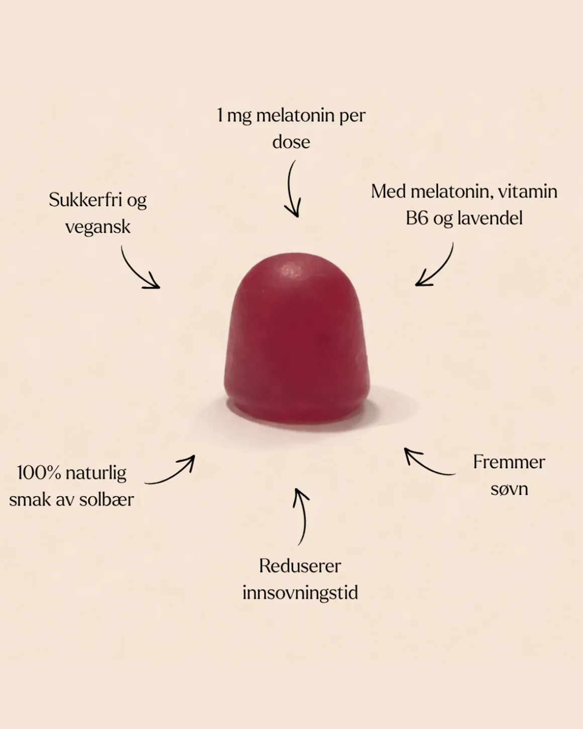 Melatonin Gummies 60 stk