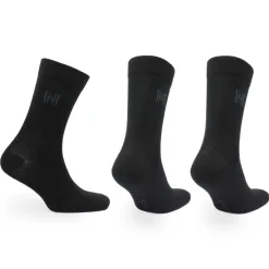Merino Wool Everyday Socks Black 3-pack