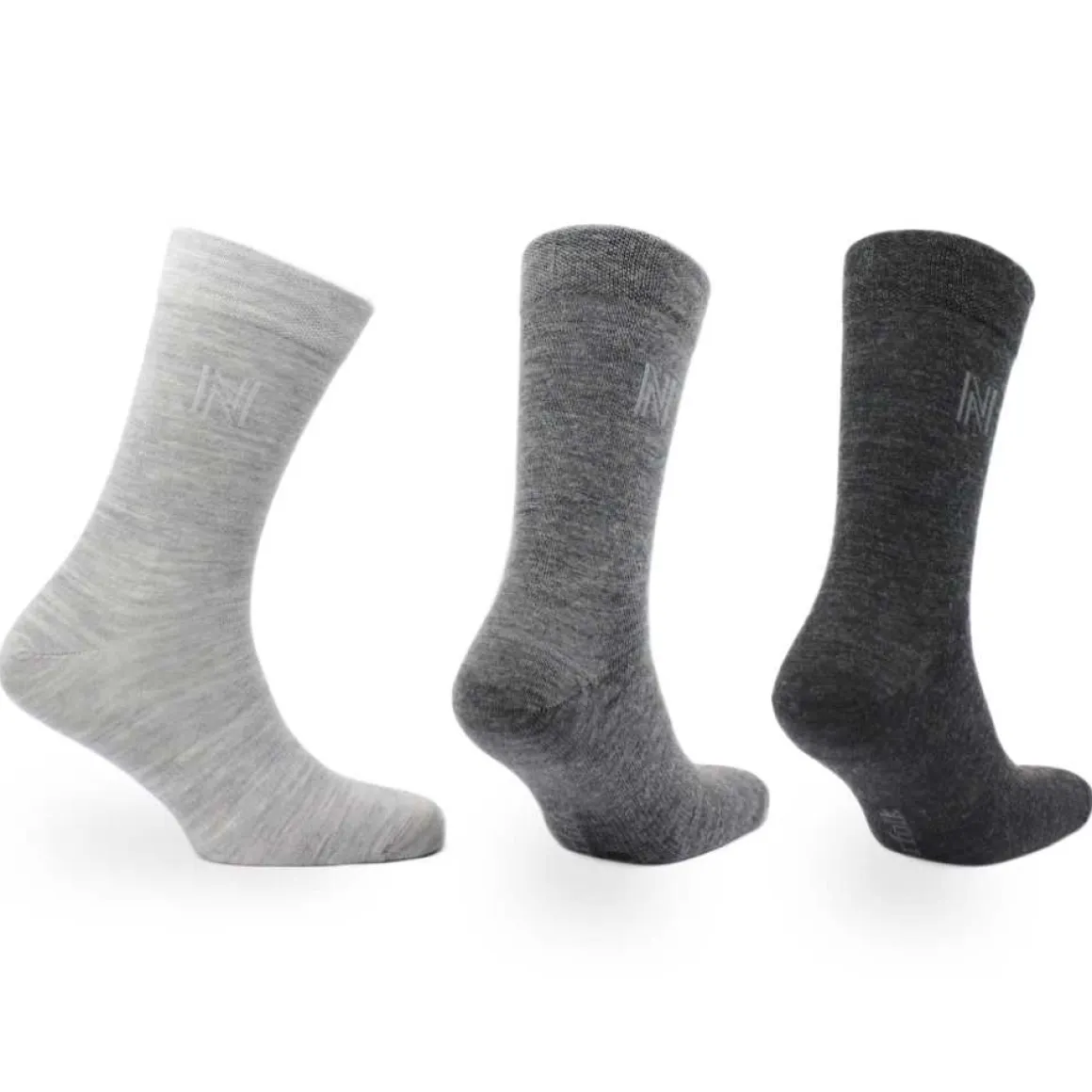 Merino Wool Everyday Socks Grey 3-pack