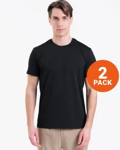 Mesh Tee M Black 2-PACK