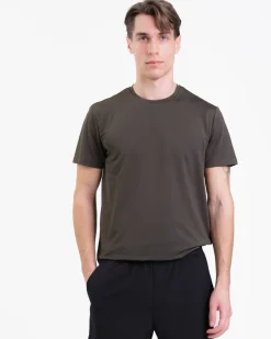 Mesh Tee M Green + Hybrid 2-1 Shorts Black SET