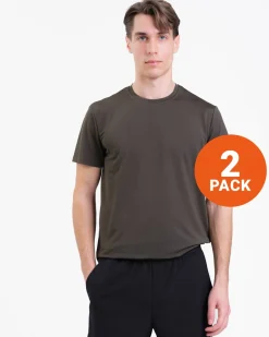 Mesh Tee M Green 2-PACK