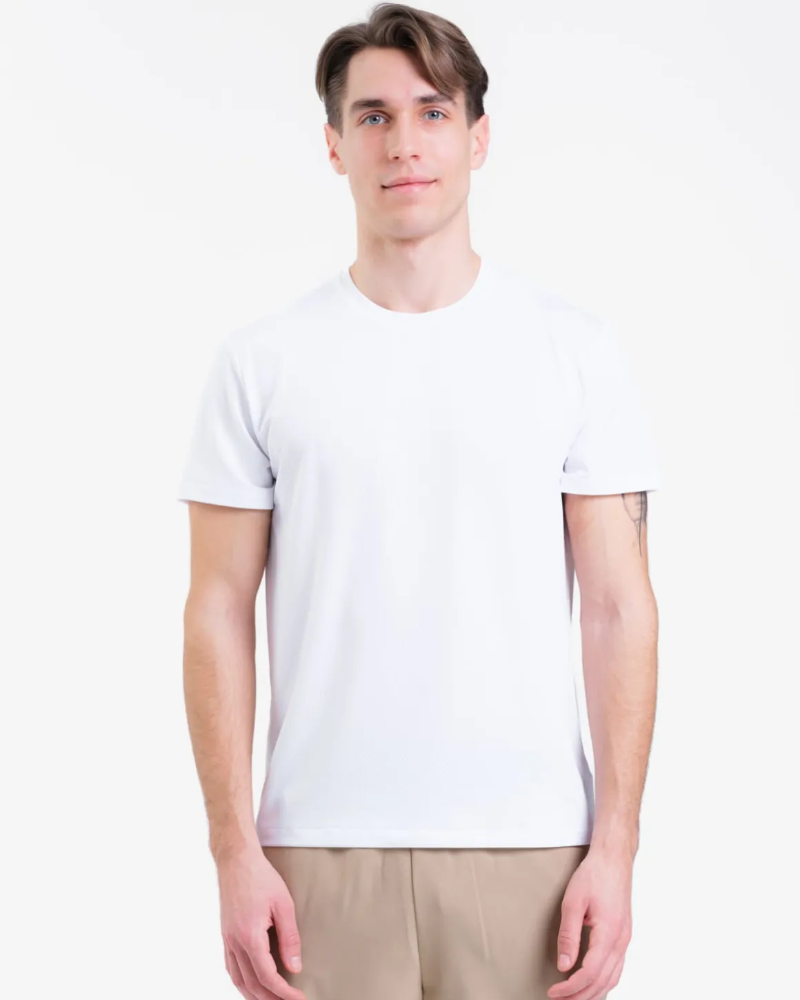 Mesh Tee M White