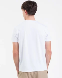 Mesh Tee M White + Hybrid 2-1 Shorts Beige SET